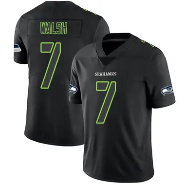 Men's Elite Seattle Seahawks NO.7 Blair Walsh Team Color Vapor Untouchable  Jersey - Navy