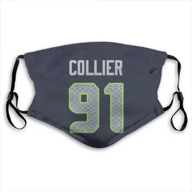 Limited Women's L.J. Collier Silver Jersey - #95 Football Seattle Seahawks  Inverted Legend Size S